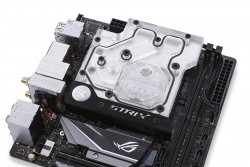 Linh kiện tản nhiệt nước - MONO BLOCK CPU EK-FB ASUS Z270I/Z370I Strix RGB Monoblock - Nickel