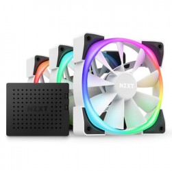 Bộ 3 quạt tản nhiệt cho case NZXT AER RGB 2 Series 120mm Triple Starter White (HF-2812C-TW )