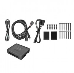 Fan case Thermaltake Riing Quad 12 BLACK (bộ 3 fan)