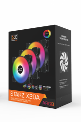 Bộ 3 Fan XIGMATEK STARZ - X20A ARGB (EN46775)