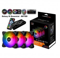 Fan Case Xigmatek GALAXY III ESSENTIAL - BX120 ARGB (EN45433) 3 FAN