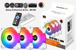 Bộ 3 Fan XIGMATEK GALAXY III ESSENTIAL - BX120 ARTIC ARGB (EN46461)