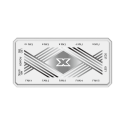 Bộ 3 Fan XIGMATEK GALAXY III ROYAL ARTIC - BR120 ARGB (EN46881)