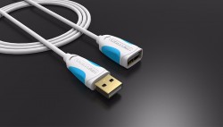 Cáp nối dài USB 2.0 Vention VAS-A05-B300-N 3m