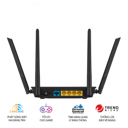 Router Wifi Băng Tần Kép Asus RT-AC1200 v2
