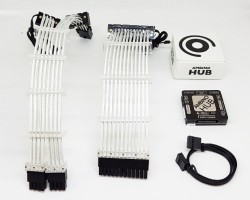 Combo dây nguồn Ambino RainPow 24Pin + 2x8Pin VGA (kèm Hub) 24Pin-F2AA