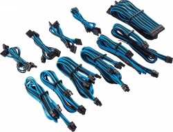 Bộ dây nguồn custom Corsair Premium Type 4 Gen 4 – Blue/Black (CP-8920228)