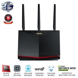 ASUS RT-AX86U (Gaming Router) Wifi AX5700 2 băng tần, Wifi 6 (802.11ax), AiMesh 360 WIFI Mesh, AiProtection, USB 3.1
