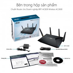 Router Wifi ASUS BRT-AC828 (Chuẩn Doanh Nghiệp) AC2600 MU-MIMO, tích hợp 2 cổng WAN VPN