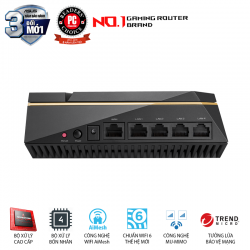 ASUS RT-AX92U 1 Pack (AiMesh Router) Wifi AX6100 3 băng tần, Wifi 6 (802.11ax), AiMesh 360 WIFI Mesh, AiProtection, USB 3.1