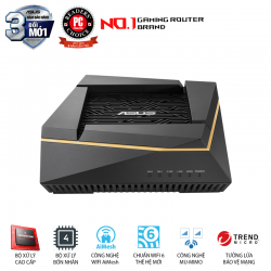 ASUS RT-AX92U 1 Pack (AiMesh Router) Wifi AX6100 3 băng tần, Wifi 6 (802.11ax), AiMesh 360 WIFI Mesh, AiProtection, USB 3.1