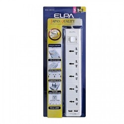 Ổ cắm điện ELPA ESU-VNC53 5 ổ điện, 1 công tắc, 3m, 2xUSB