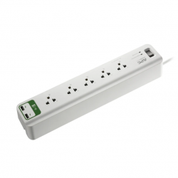 Ổ cắm chống xung sét APC PM53U-VN, 2 Cổng Sạc USB