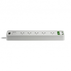 Ổ cắm chống xung sét APC PM53U-VN, 2 Cổng Sạc USB