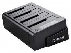 Đế ổ cứng ( Docking ) 4 ổ cứng, kết nối USB 3.0 ORICO 6648US3-C (Đen)