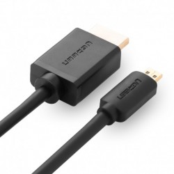 Cáp UGreen micro HDMI to HDMI full copper 19+1 - 2M màu đen (10119)