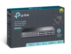 Smart Switch TP-Link TL-SG1016PE PoE 16 cổng với 8 cổng PoE+