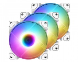 FAN CASE ID-COOLING DF-12025-ARGB TRIO Snow 3pcs Pack
