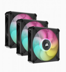 Bộ 3 quạt máy tính 120mm Corsair ML120 RGB ELITE kèm Node Core