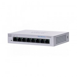 Thiết bị chuyển mạch Switch CISCO CBS110-8T-D-EU Unmanaged 8-port GE