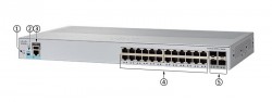 Thiết bị mạng Cisco WS-C2960L-24TS-LL (WS-C2960L-24TS-AP) Cisco Catalyst 2960L 24 Ports GigE, 4 x 1G SFP, LAN Lite