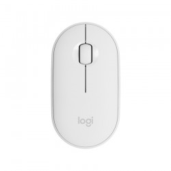 Chuột không dây Logitech Pebble M350 Wireless/ Bluetooth màu trắng 910-005600