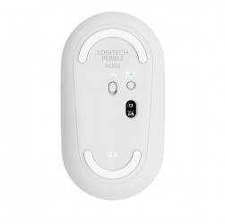 Chuột không dây Logitech Pebble M350 Wireless/ Bluetooth màu trắng 910-005600
