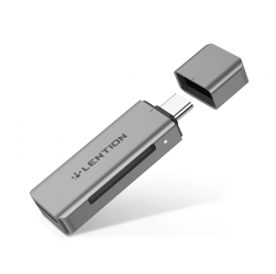Đầu đọc thẻ Type C Lention C7 - Xám