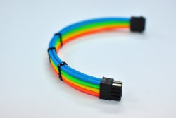 Dây nguồn bọc lưới 8 pin CPU nối dài - RGB