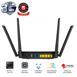 Bộ định tuyến Asus RT-AC59U V2 WiFi băng tần kép AC1500 với MU-MIMO, AiMesh (siêu hot)