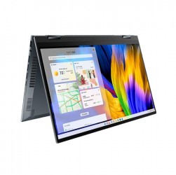 Laptop Asus Zenbook 14 Flip OLED UP5401ZA-KN101W (Core™ i7-12700H | 16GB | 512GB | Intel Iris Xe | 14.0 inch WQ+ | Cảm ứng | Win 11 | Xám)