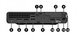 Máy tính để bàn đồng bộ HP ProDesk 400 G6 Desktop Mini 60U54PA (i7 10700T/8GB DDR4 2933/ SSD 512GB/ Key_mouse/ W11HP SL/1Y)