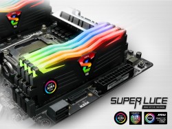 Ram GEIL SUPER LUCE RGB SYNC 8GB (1x8GB) 3000Mhz DDR4 Black