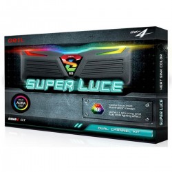 Ram GEIL SUPER LUCE RGB SYNC 8GB (1x8GB) 3000Mhz DDR4 Black