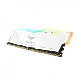 Ram TEAMGROUP T-Force DELTA RGB 8GB (1x8GB) DDR4 3200MHz (Trắng)
