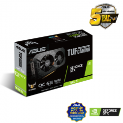 VGA ASUS TUF GTX 1660 Ti Gaming EVO OC 6GB GDDR6 (TUF-GTX1660TI-O6G-EVO-GAMING)