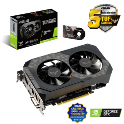VGA ASUS TUF GTX 1660 Ti Gaming EVO OC 6GB GDDR6 (TUF-GTX1660TI-O6G-EVO-GAMING)