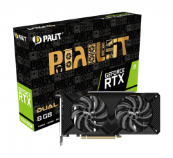 VGA Palit GeForce RTX 2060 SUPER DUAL 8GB GDDR6 (NE6206S018P2-1160A-1)