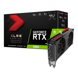 VGA PNY GeForce RTX 3060 12GB XLR8 Gaming REVEL EPIC-X RGB Dual Fan Edition (VCG306012DFXPPB)