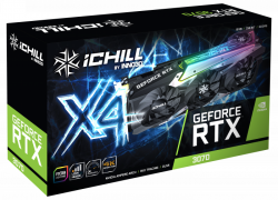 VGA INNO3D GEFORCE RTX 3070 ICHILL X4 (LHR)