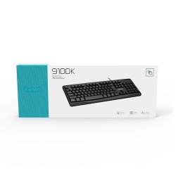 Bàn phím có dây Kenoo 9100K - Màu đen