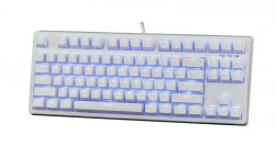 Bàn phím cơ E-DRA EK387 Ice White Huano Blue switch