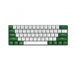Bàn phím cơ DareU EK861 Green White Bluetooth Red switch