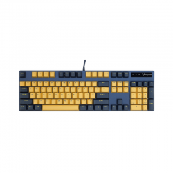 Bàn phím Rapoo V500 Pro Yellow Blue Blue switch