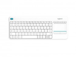 Bàn phím không dây Logitech Wireless Touch Keyboard K400 Plus - Trắng
