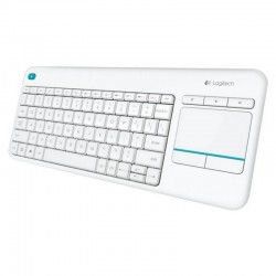 Bàn phím không dây Logitech Wireless Touch Keyboard K400 Plus - Trắng