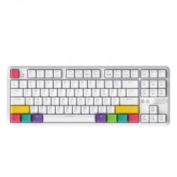 Bàn phím cơ AJAZZ K870T Bluetooth White Red switch