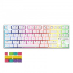 Bàn phím cơ AJAZZ K870T Bluetooth White Blue switch