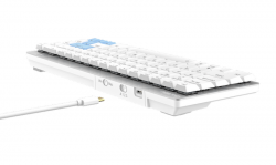 Bàn phím cơ DareU EK868 Bluetooth White Red switch