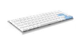 Bàn phím cơ DareU EK868 Bluetooth White Brown switch